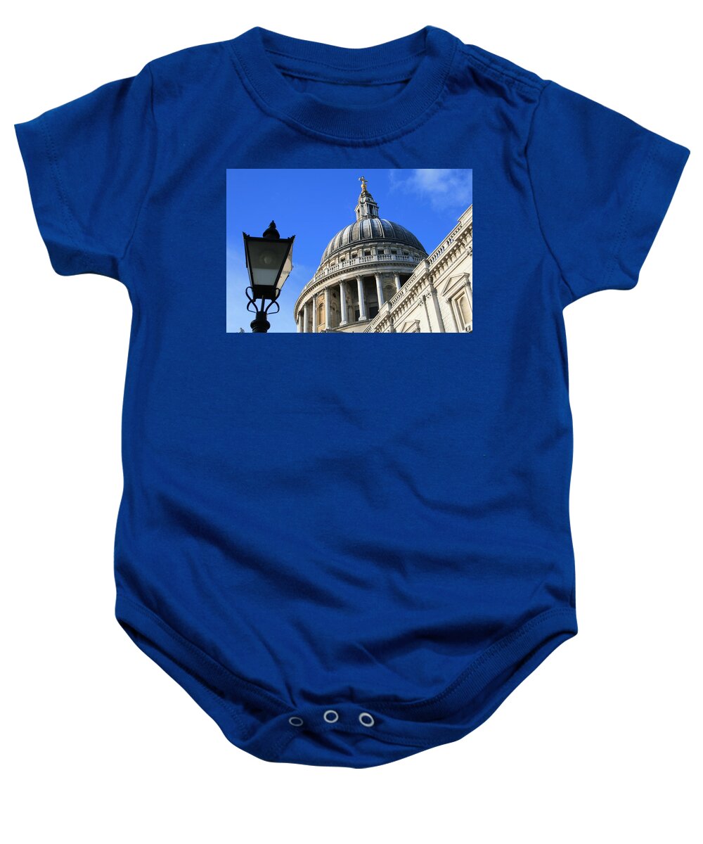 St Paul's Cathedral Baby Onesie featuring the photograph St Pauls Cathedral #1 by Sue Leonard