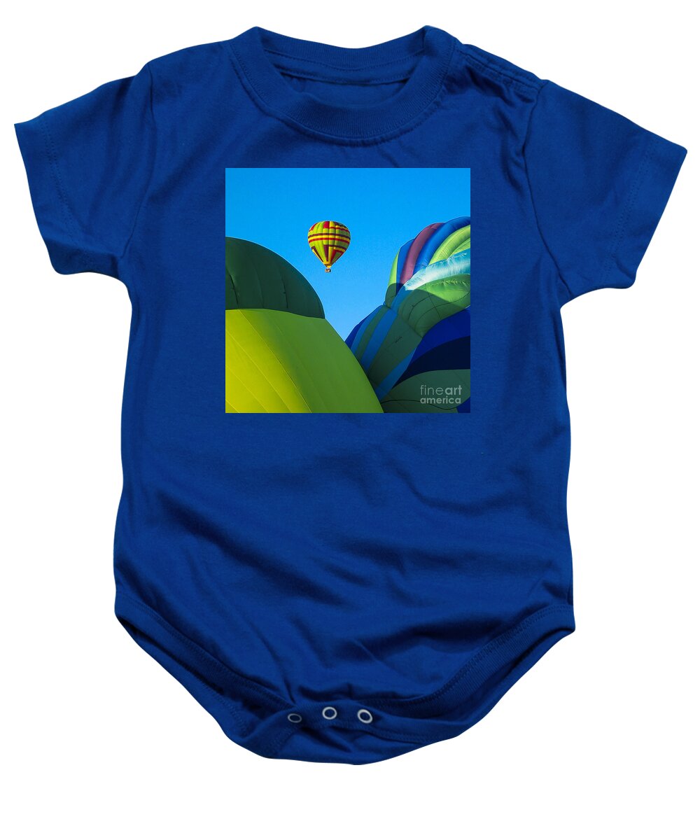 Albuquerque Baby Onesie featuring the photograph Balloon fiesta, Socorro, New Mexico by Steven Ralser