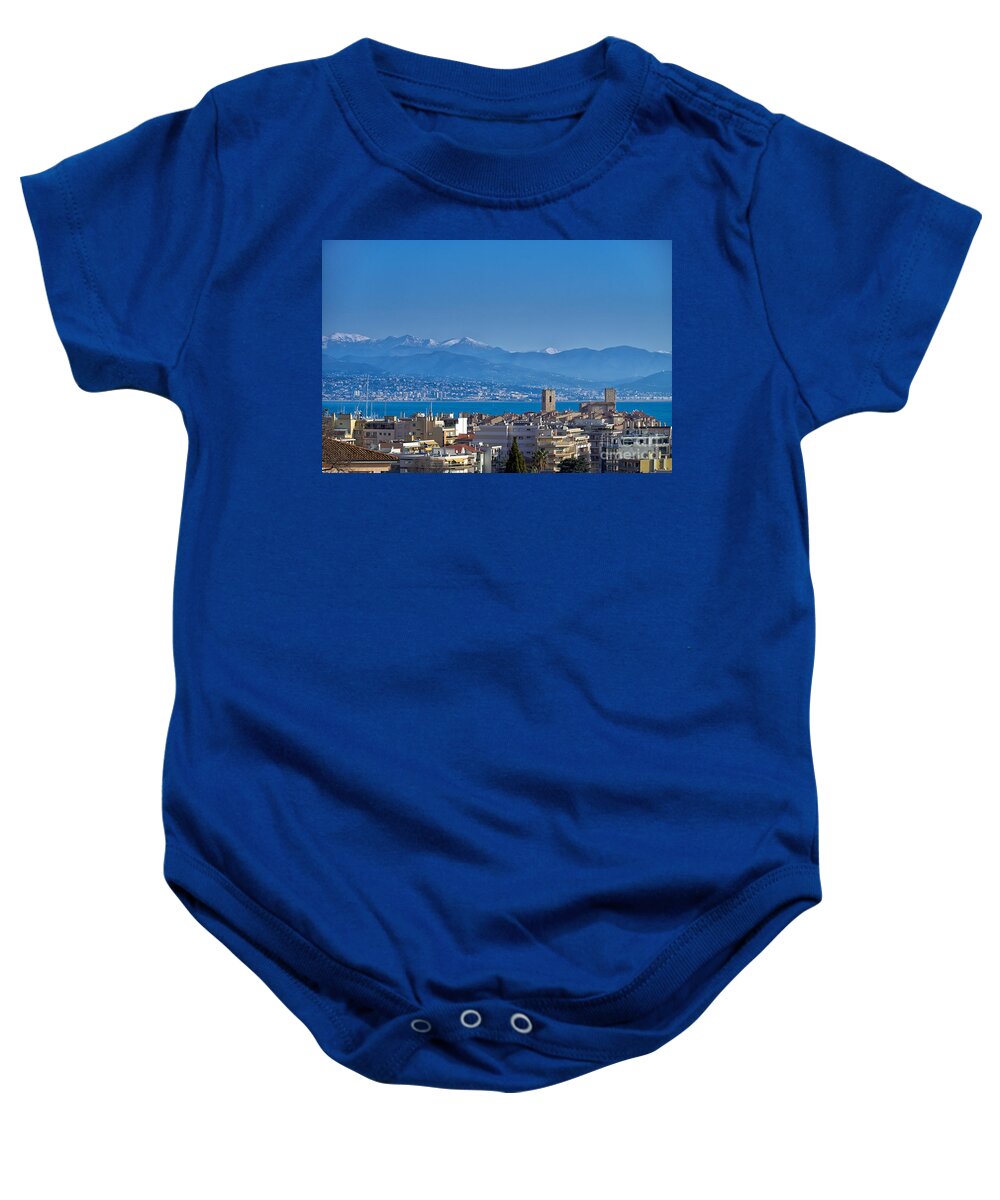South Of France Baby Onesie featuring the photograph Antibes by Juergen Klust