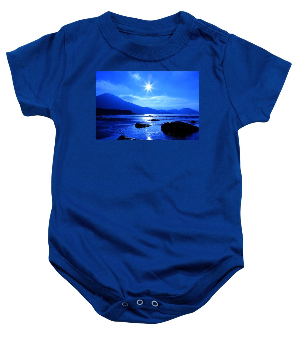 Ireland Baby Onesie featuring the photograph Beach In Blue by Aidan Moran