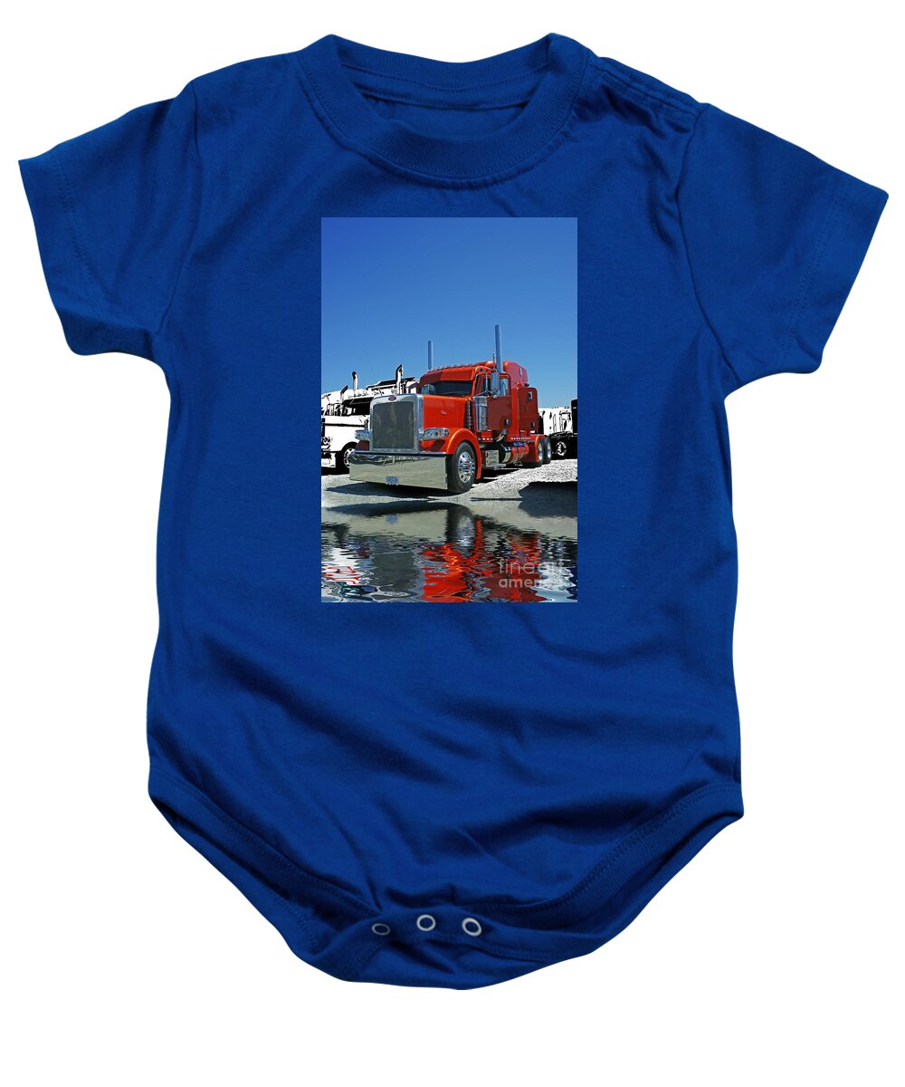 Trucks Baby Onesie featuring the photograph Catr3080-13 by Randy Harris