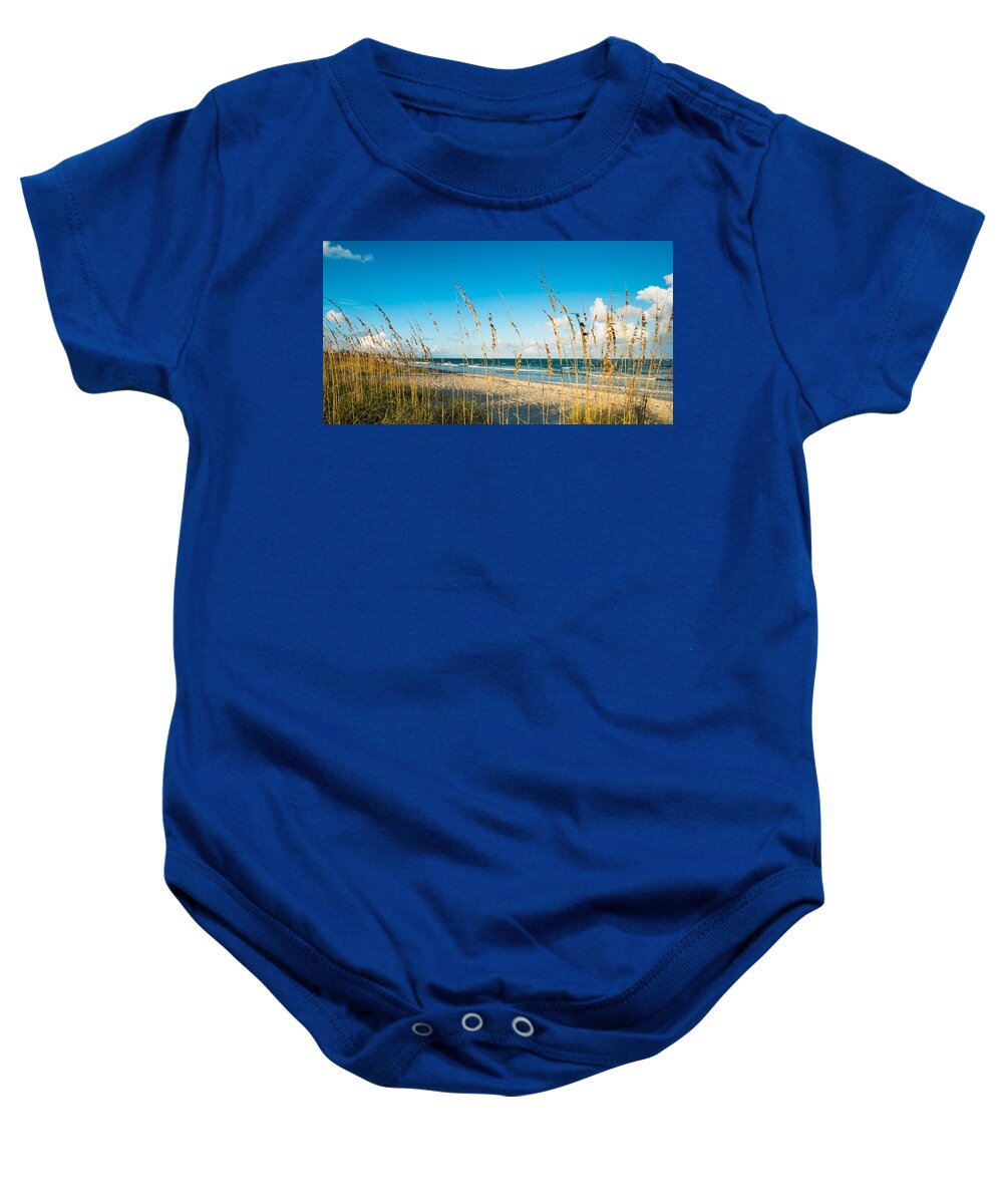 Cocoa Beach Baby Onesie featuring the photograph Cocoa Beach by Raul Rodriguez