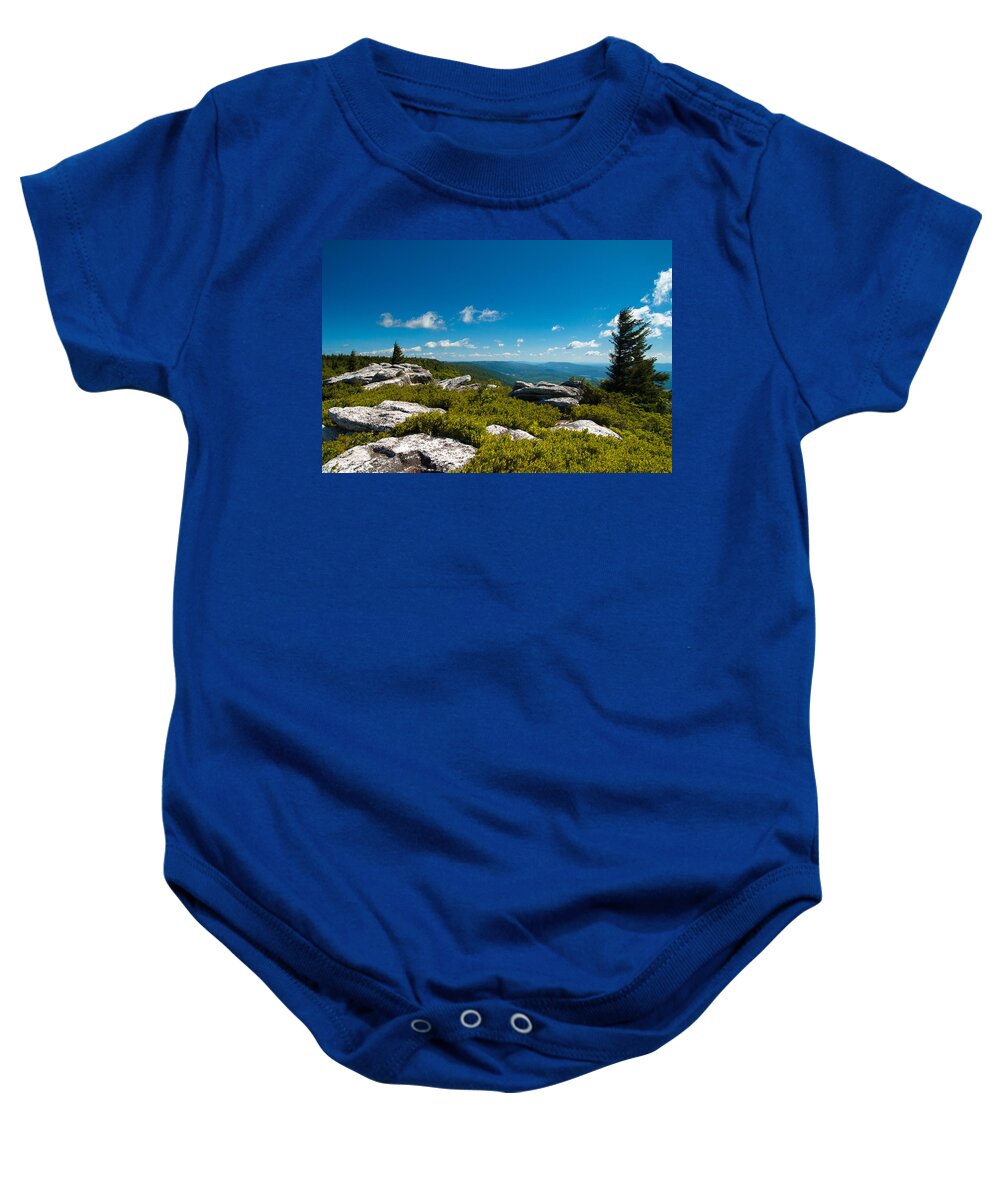 Dolly Sods Baby Onesie featuring the photograph Dolly Sods by Shane Holsclaw