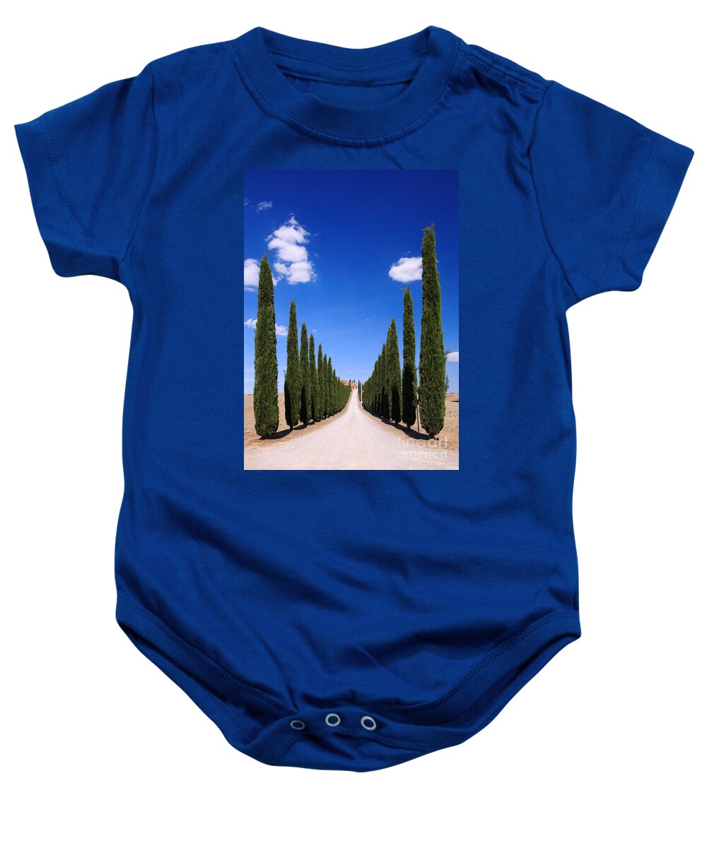 Idyllic Baby Onesie featuring the photograph Entrance to villa Tuscany - Italy by Matteo Colombo