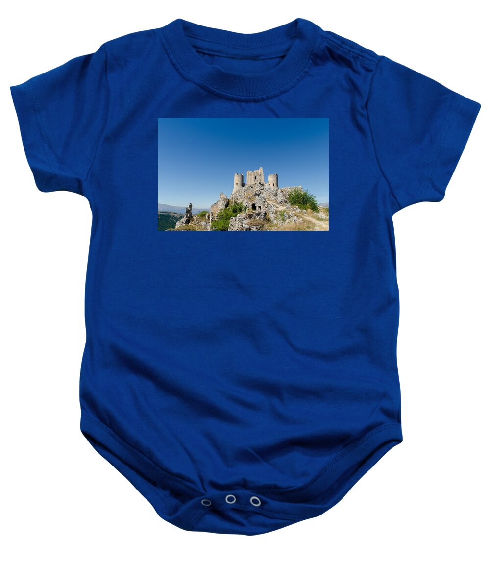 Abruzzo Baby Onesie featuring the photograph Italian landscapes - Forgotten Ages by AM FineArtPrints