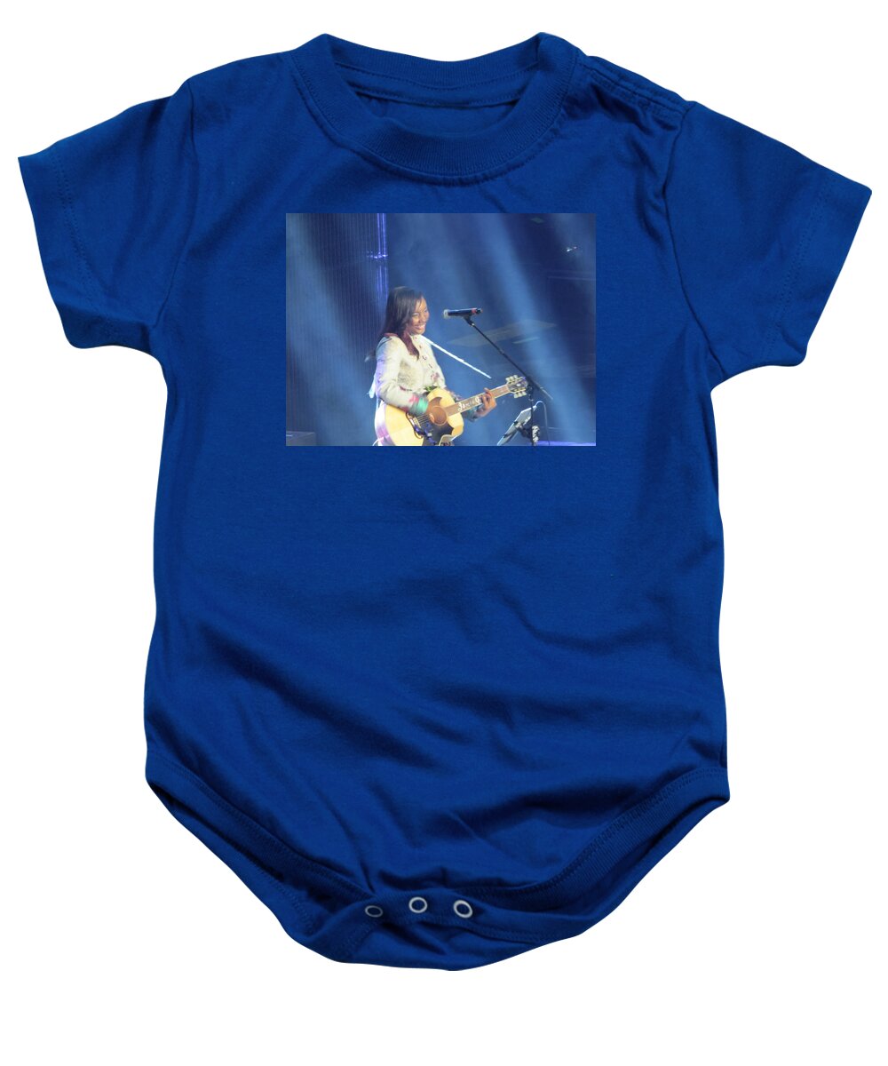 Christian Music Baby Onesie featuring the photograph Jamie Grace by Aaron Martens