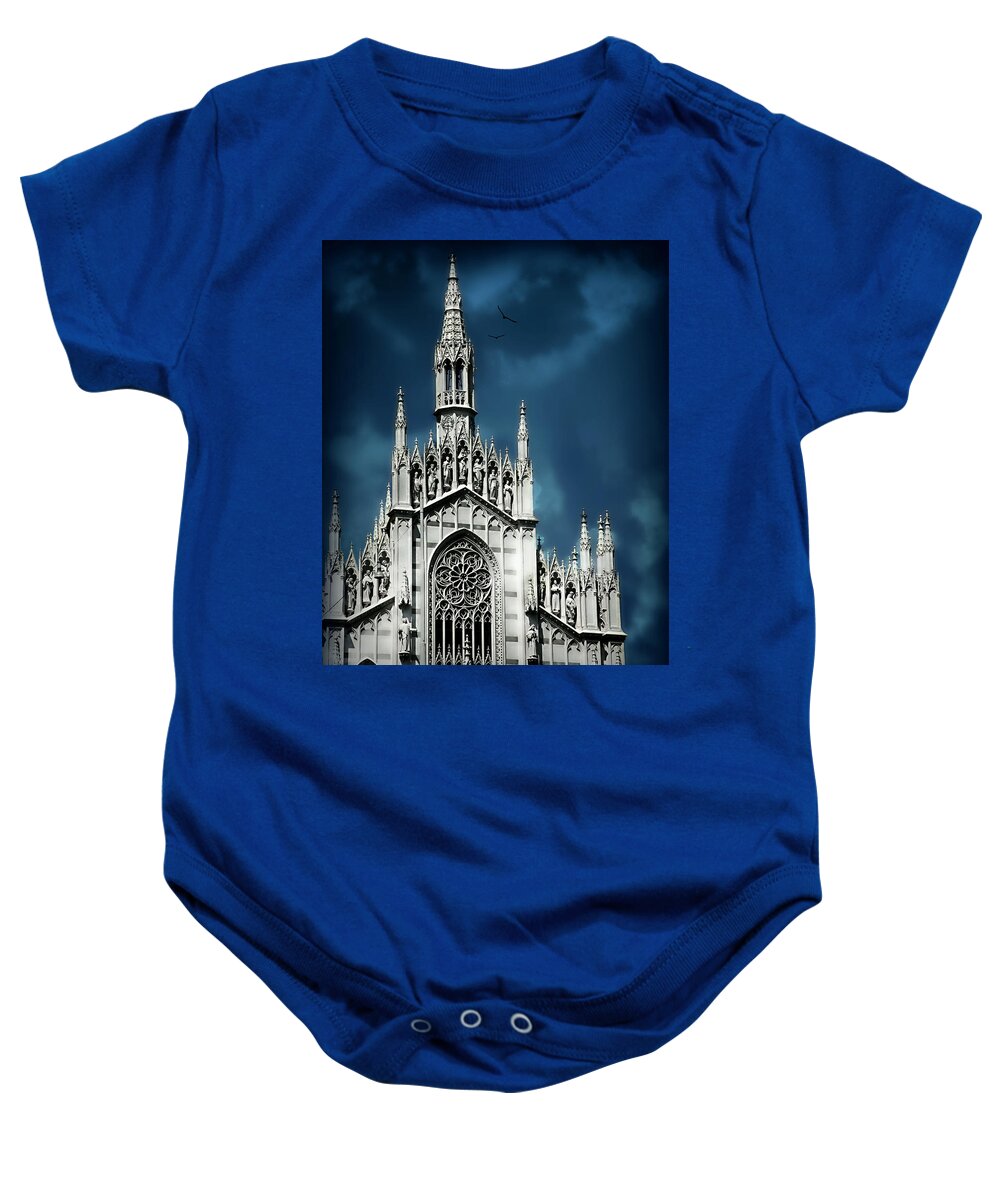 Rome Baby Onesie featuring the photograph Museo Delle Anime Dei Defunti by Micki Findlay