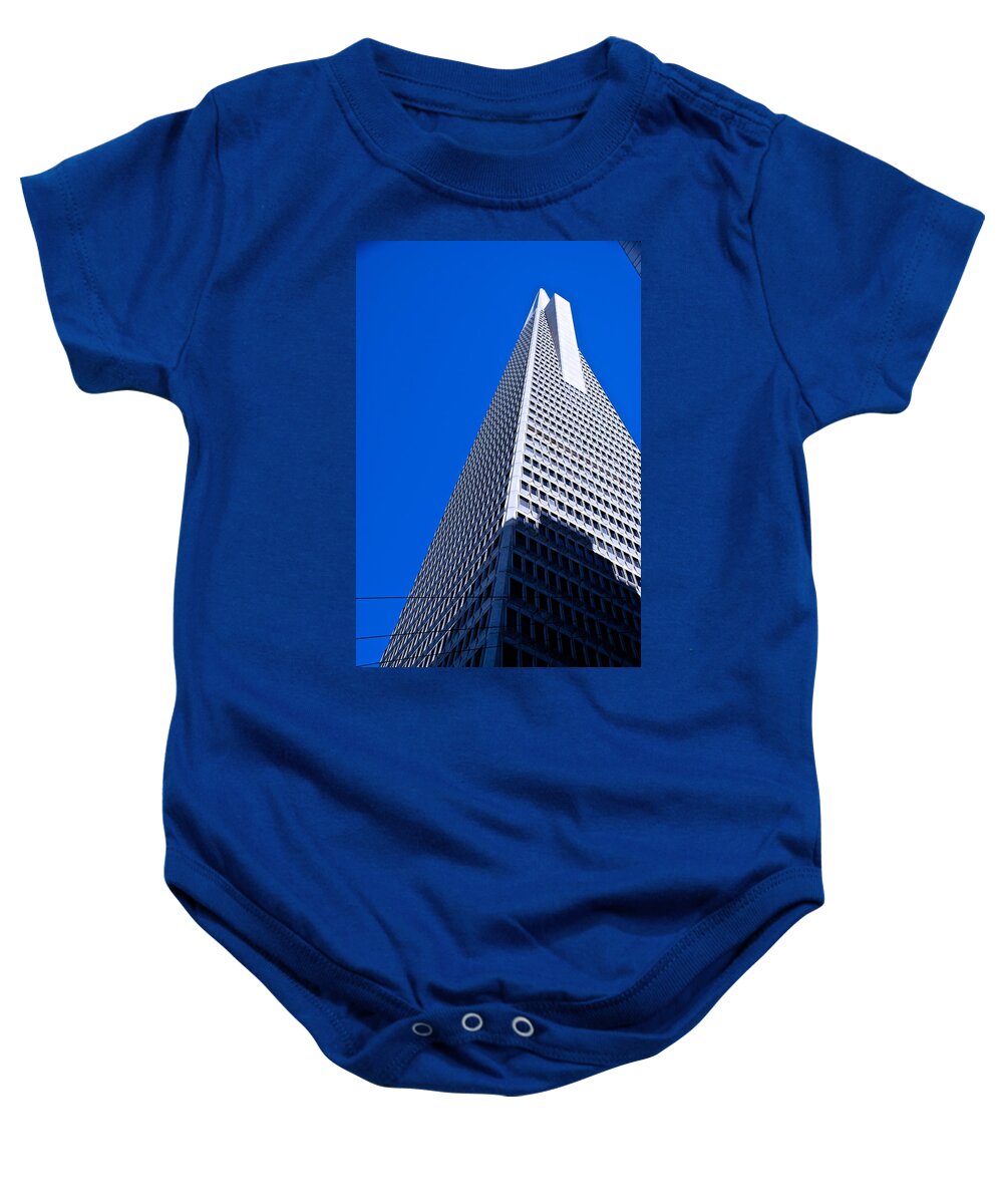 Transamerica Building Baby Onesie featuring the photograph North West Corner by Eric Tressler