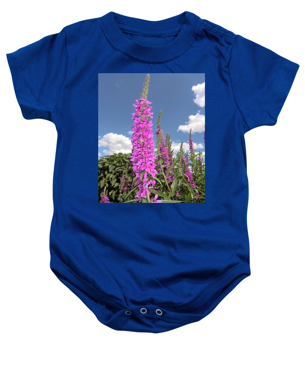 Flower Photograph Baby Onesie featuring the photograph Pink Brilliance by Michele Penn