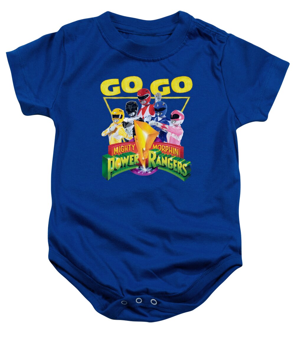  Baby Onesie featuring the digital art Power Rangers - Go Go by Brand A