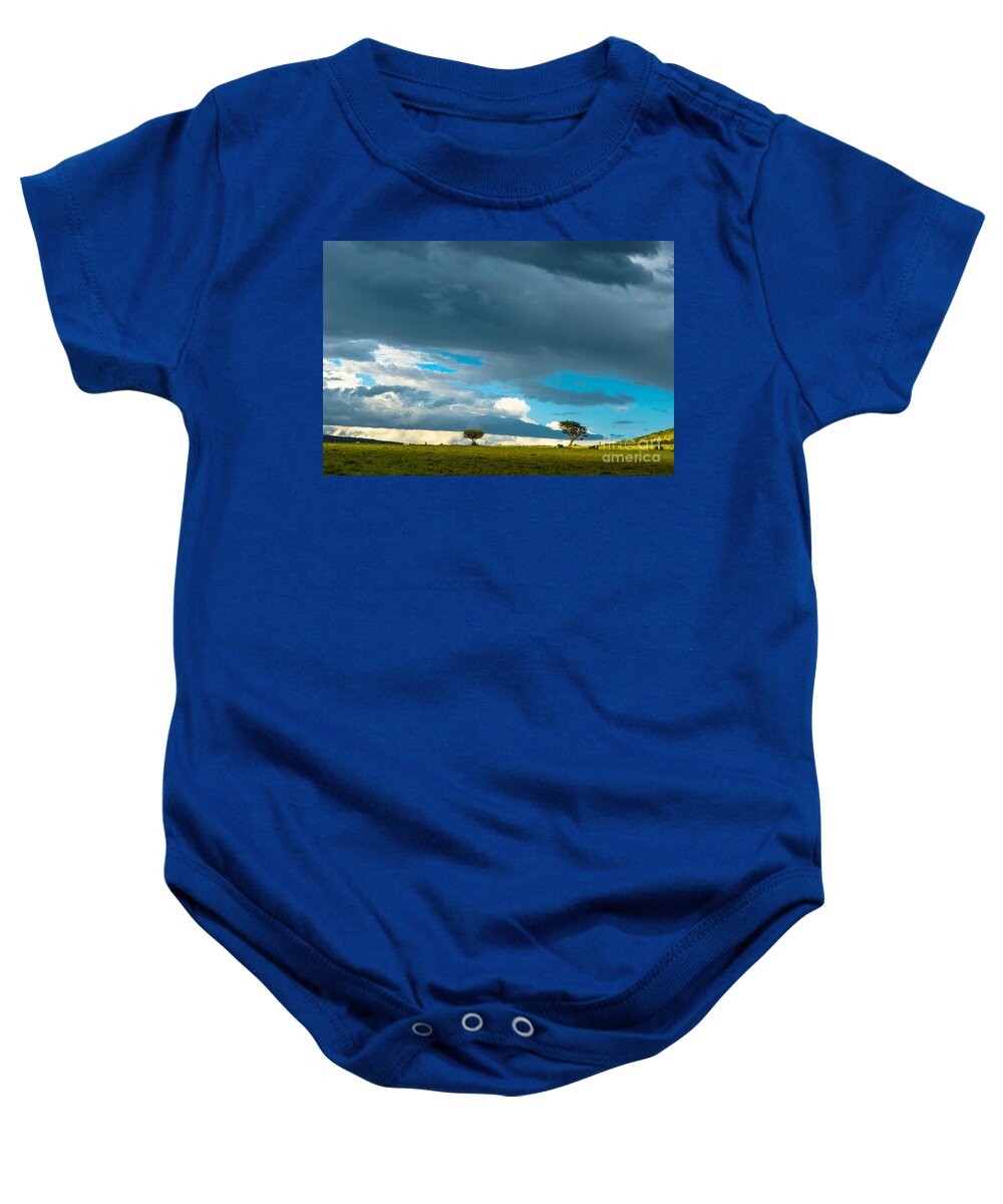 Sky Baby Onesie featuring the photograph Sky Is The Limit by Syed Aqueel