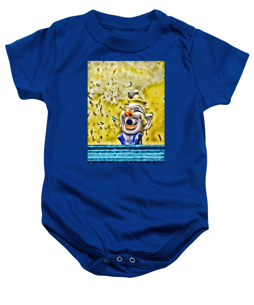 Clowns Baby Onesie featuring the photograph Take Your Best Shot by Colleen Kammerer