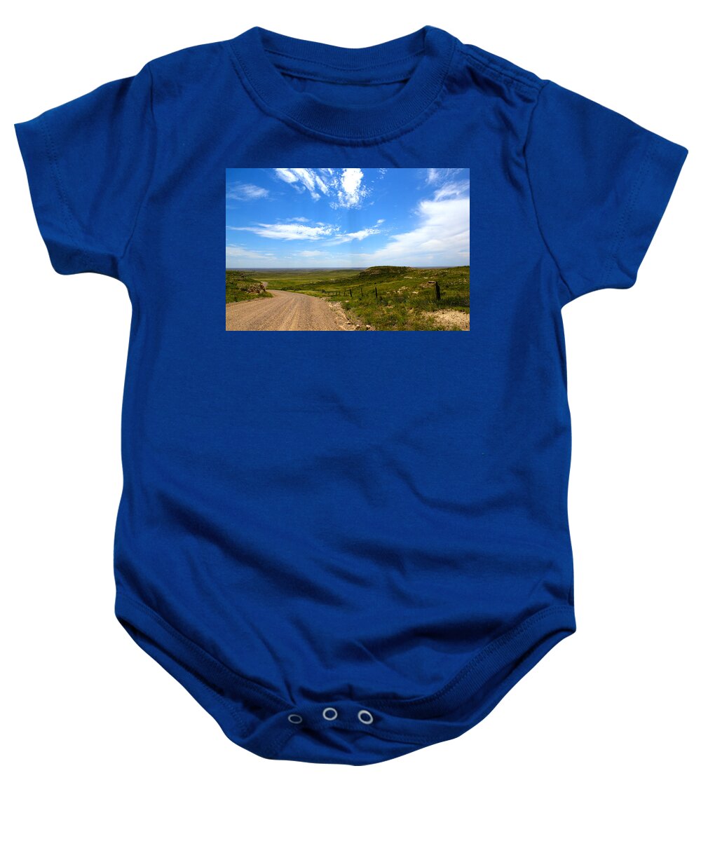 Grass Baby Onesie featuring the photograph The Grasslands by Shane Bechler