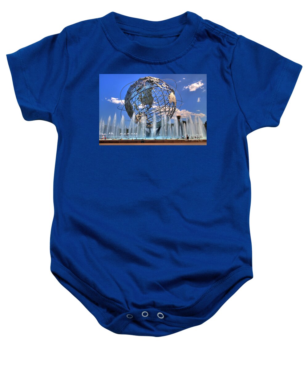 1964 Baby Onesie featuring the photograph The whole world in my hands by Rick Kuperberg Sr