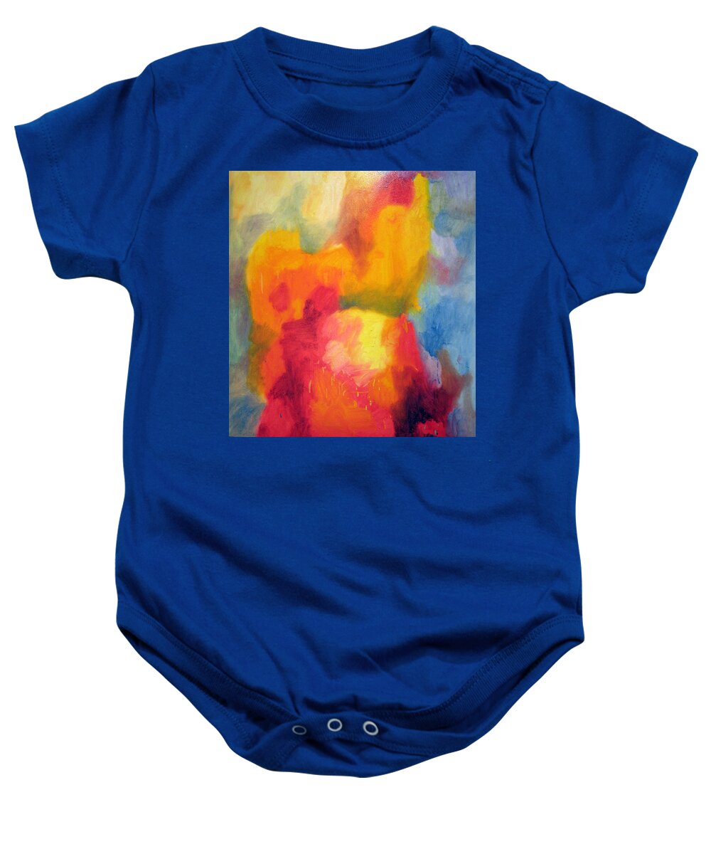 Impressionism Baby Onesie featuring the painting Untitled #12 by Steven Miller