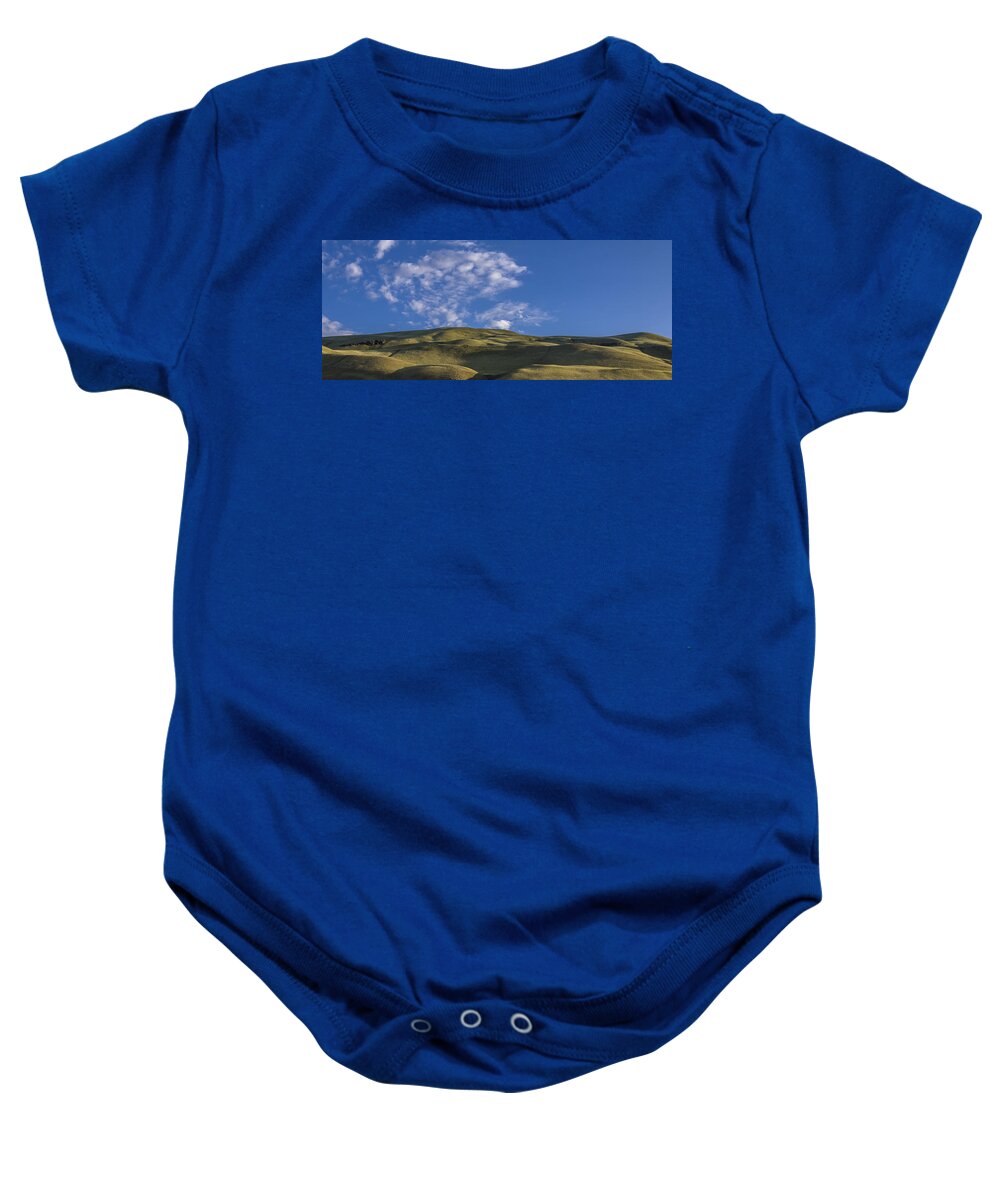 Mabton Baby Onesie featuring the photograph Velvet Hills by Albert Seger