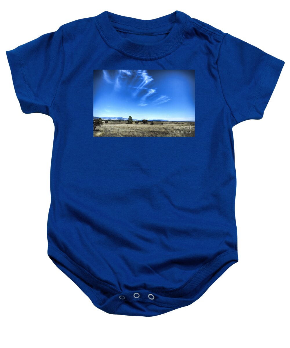 Donna Baby Onesie featuring the photograph Point of Pines - San Carlos Indian Reservation by Donna Greene