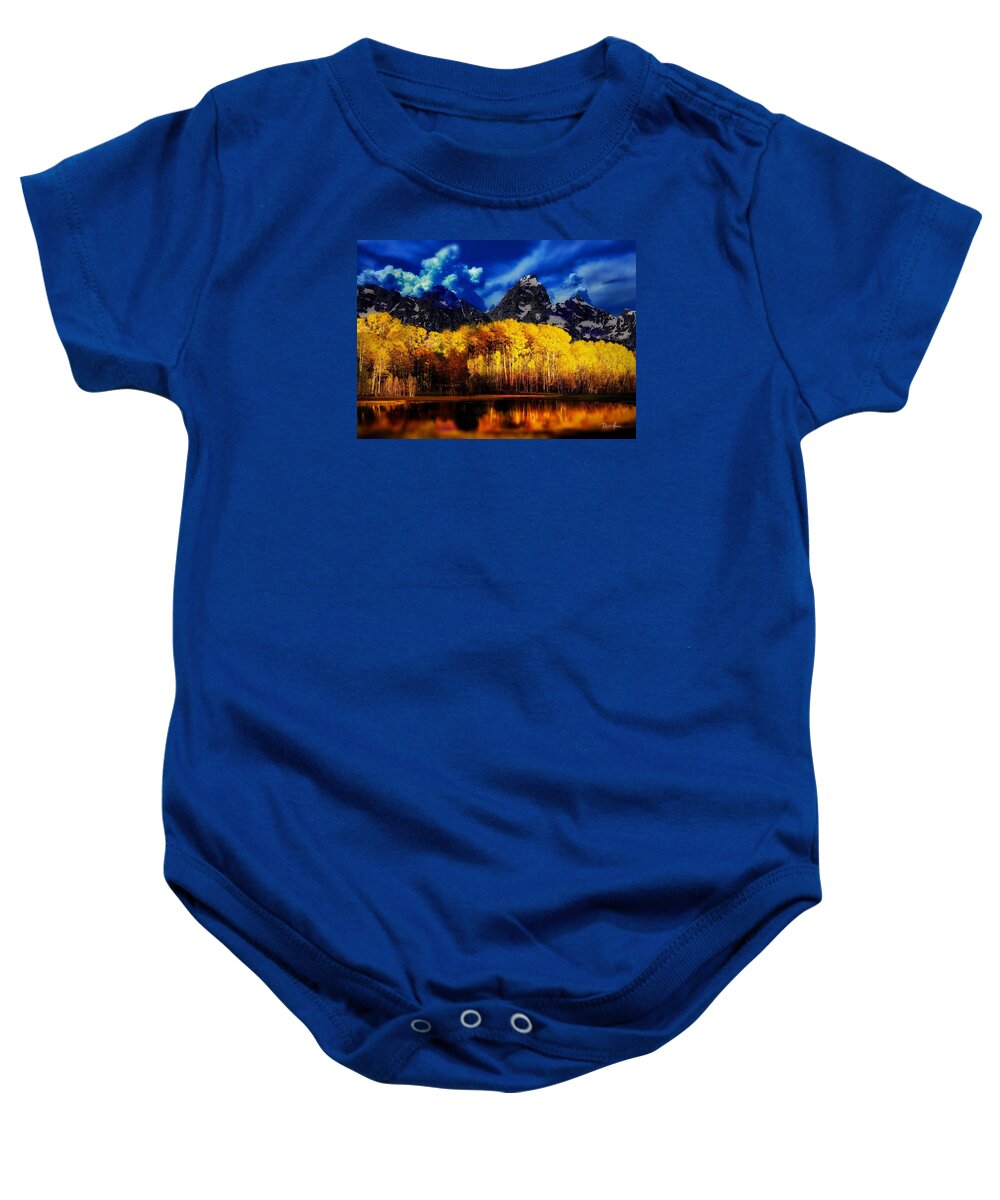 Wyoming Baby Onesie featuring the photograph Changing Seasons #1 by Russ Harris