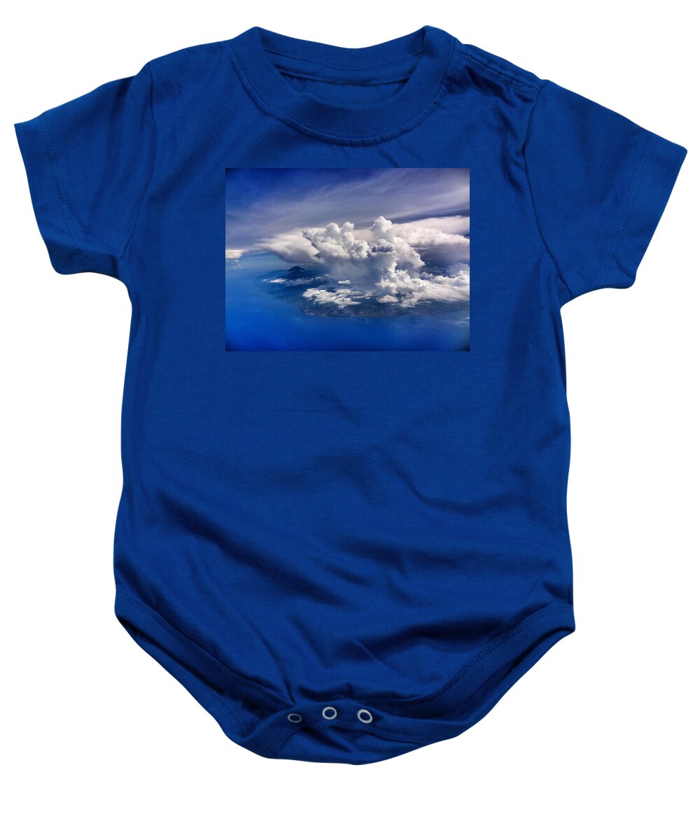 Bali Baby Onesie featuring the photograph Island of the Gods #1 by Lorelle Phoenix
