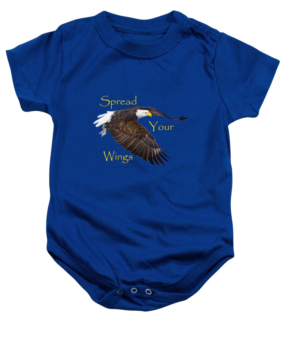 Spread Your Wings Baby Onesie featuring the photograph Spread Your Wings #2 by Greg Norrell