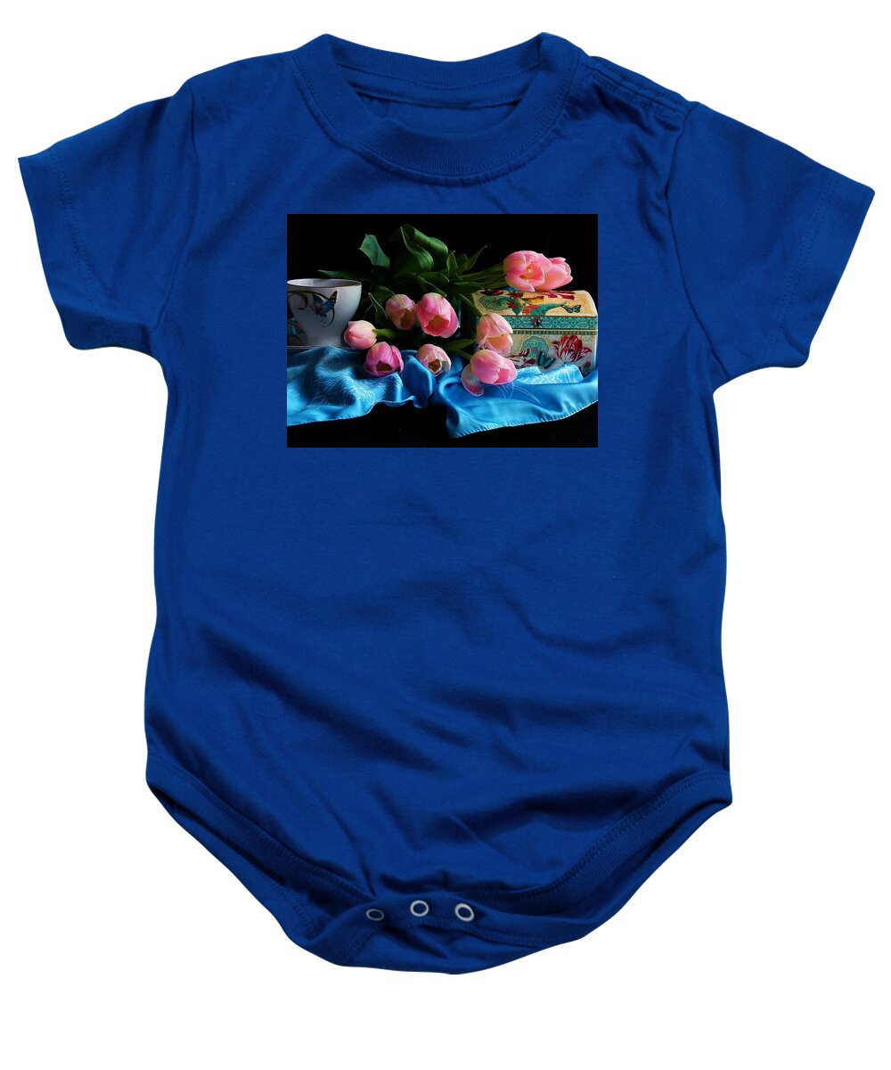 Still Life Baby Onesie featuring the photograph Still Life #10 by Jackie Russo