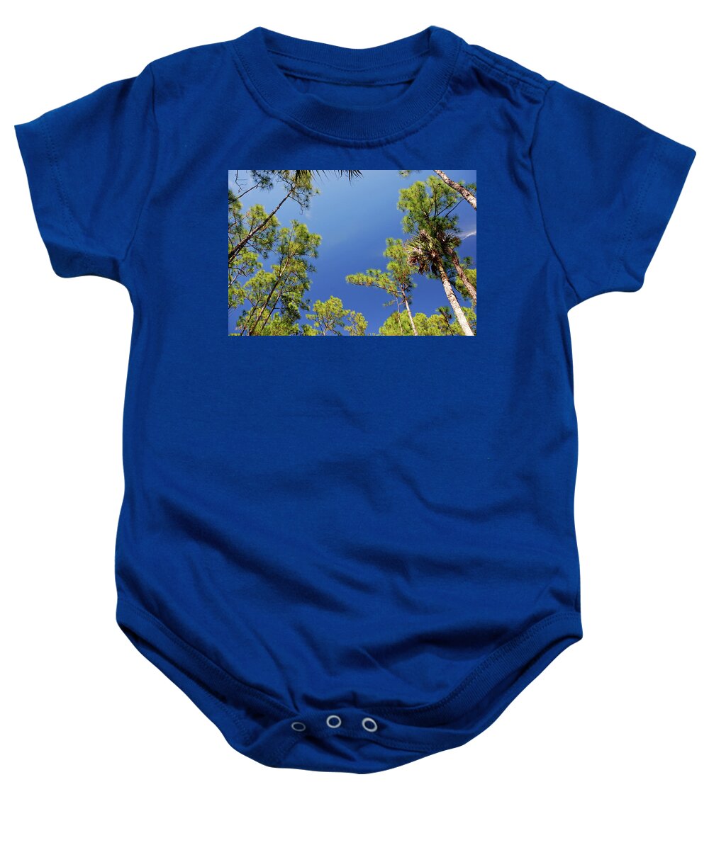 Cypress Trees Baby Onesie featuring the photograph 4- Cypress Trees by Joseph Keane
