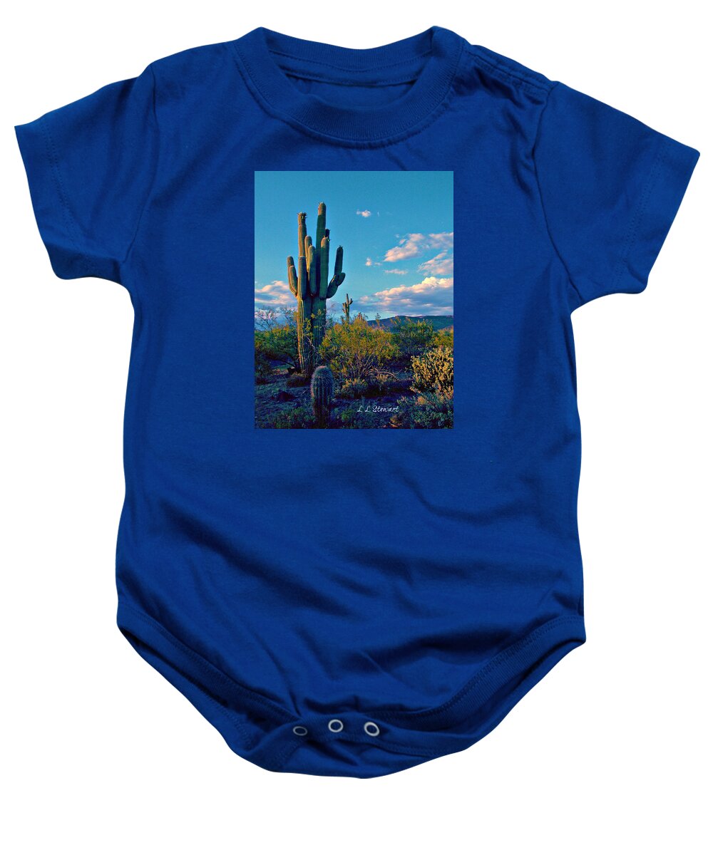 Arizona Baby Onesie featuring the photograph Arizona Home by L L Stewart