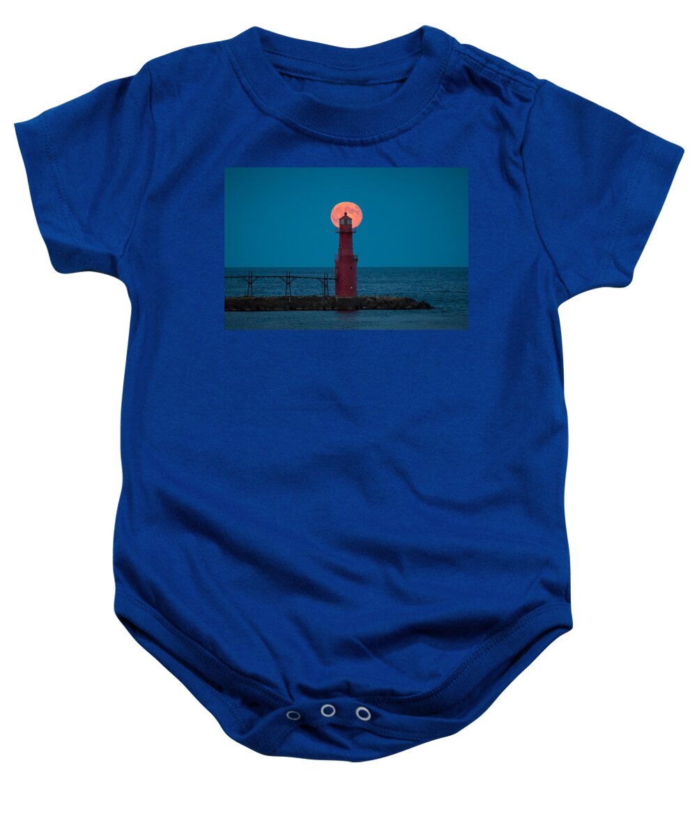 Lighthouse Baby Onesie featuring the photograph Backlighting II by Bill Pevlor