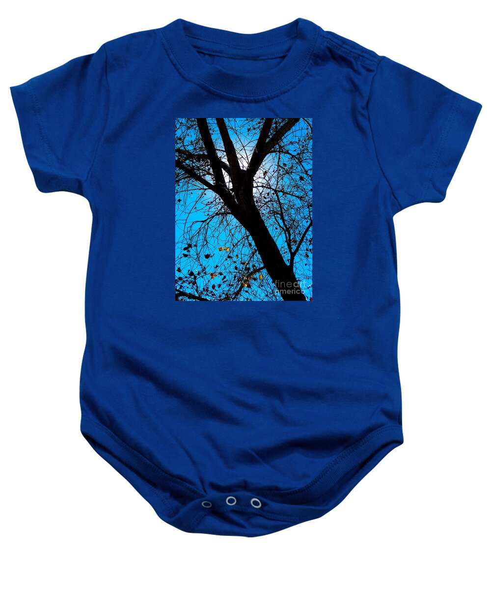 Bosque Del Apache Baby Onesie featuring the photograph Bosque Silhouette by John Greco