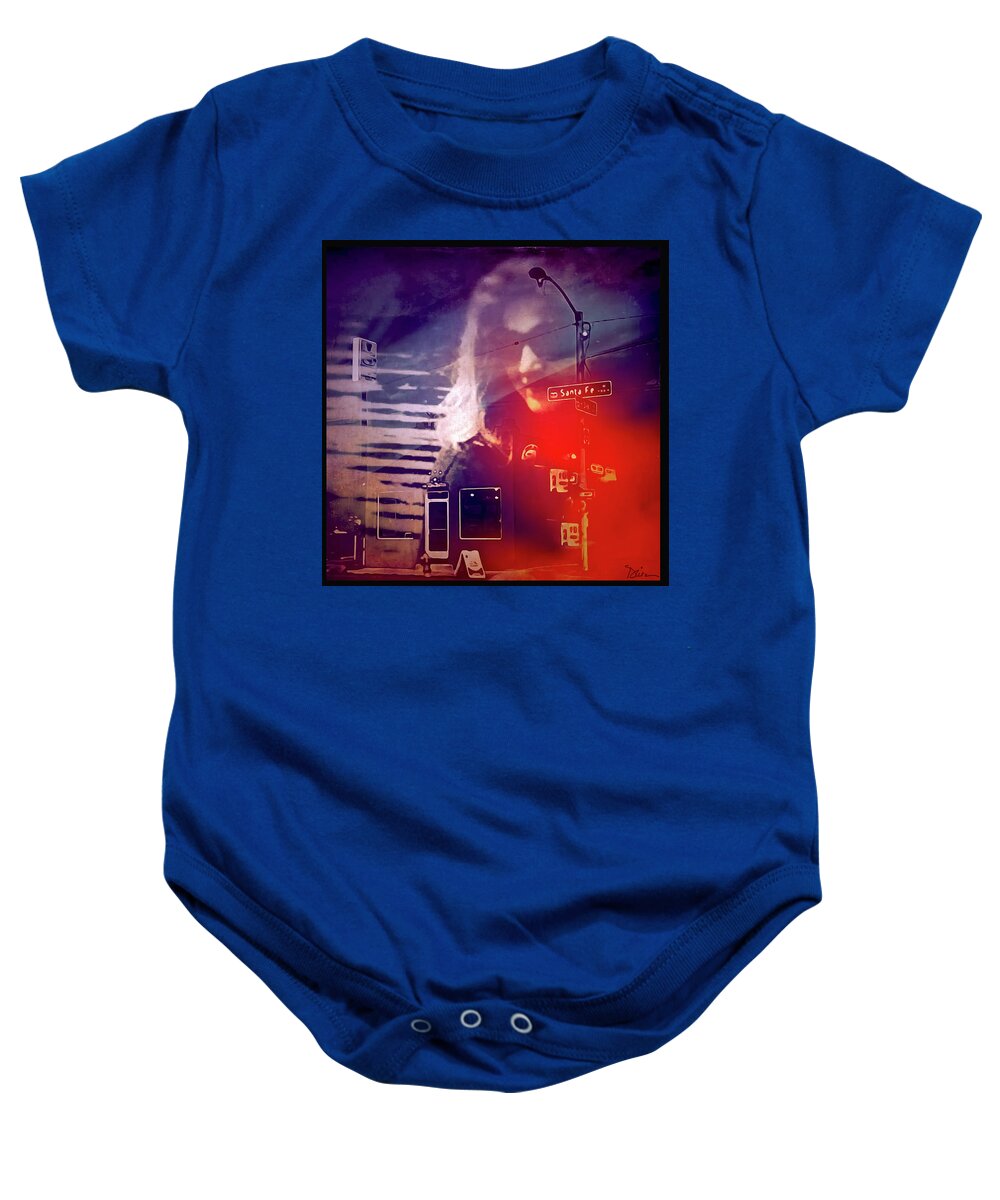 Santa Fe Drive Baby Onesie featuring the photograph Breezing Through by Peggy Dietz