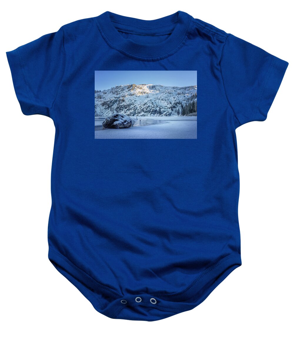California Baby Onesie featuring the photograph Bright and Early by Marnie Patchett