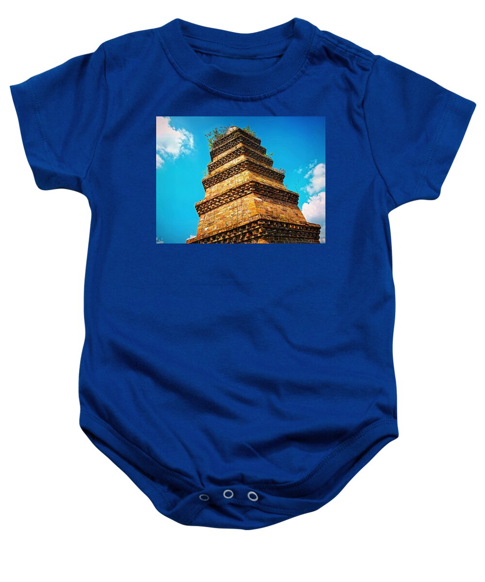 China Baby Onesie featuring the photograph China Guilin landscape scenery photography-18 by Artto Pan