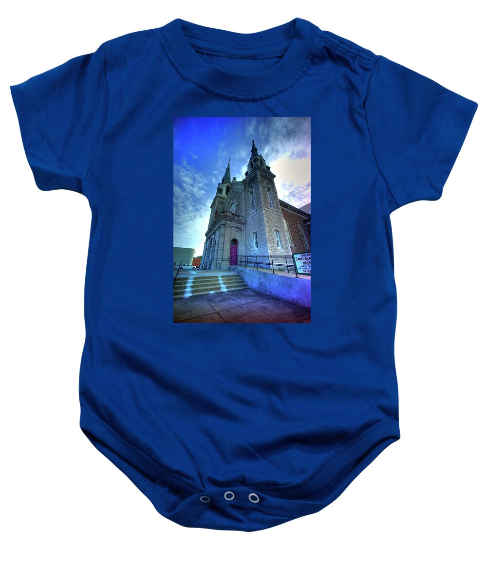 Church Baby Onesie featuring the photograph Church 2 by Lawrence Christopher