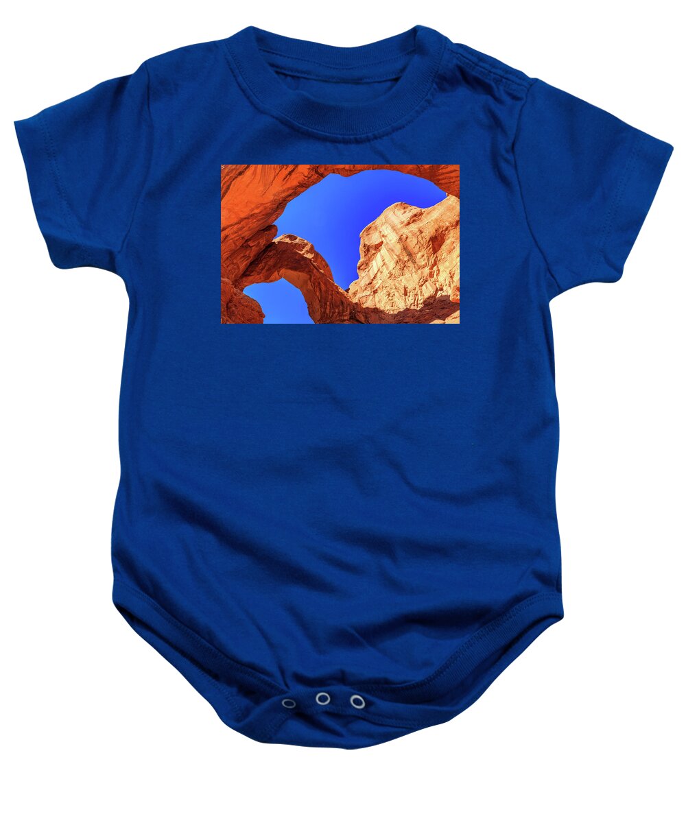 Arches National Park Baby Onesie featuring the photograph Double Arches by Raul Rodriguez