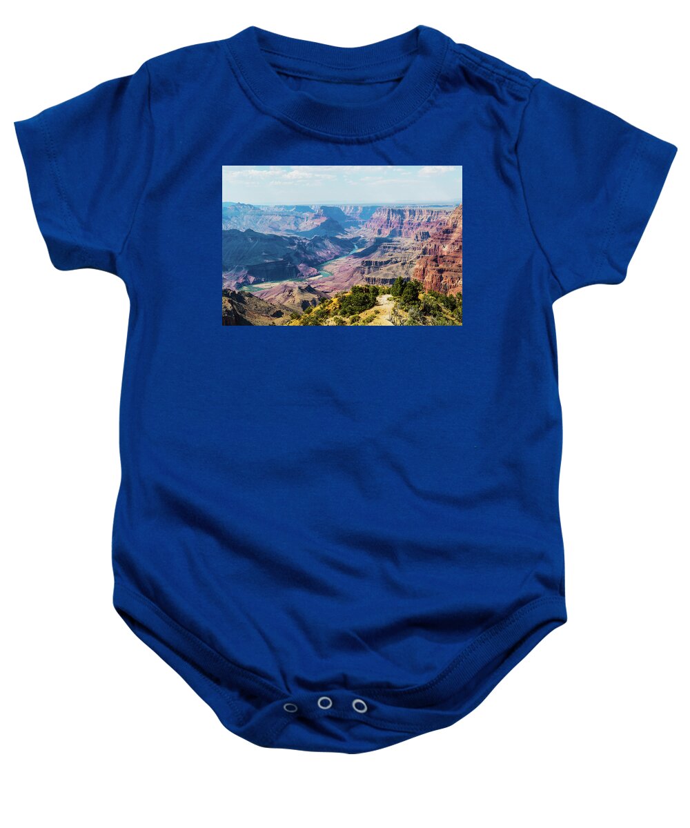 Landscape Baby Onesie featuring the photograph Grand canyon - West Village by Hisao Mogi