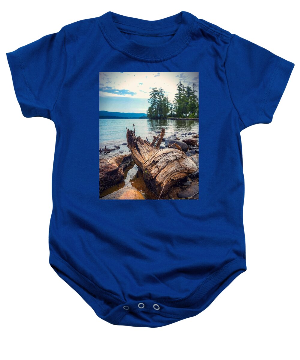  Baby Onesie featuring the photograph Lake George Elements by Kendall McKernon