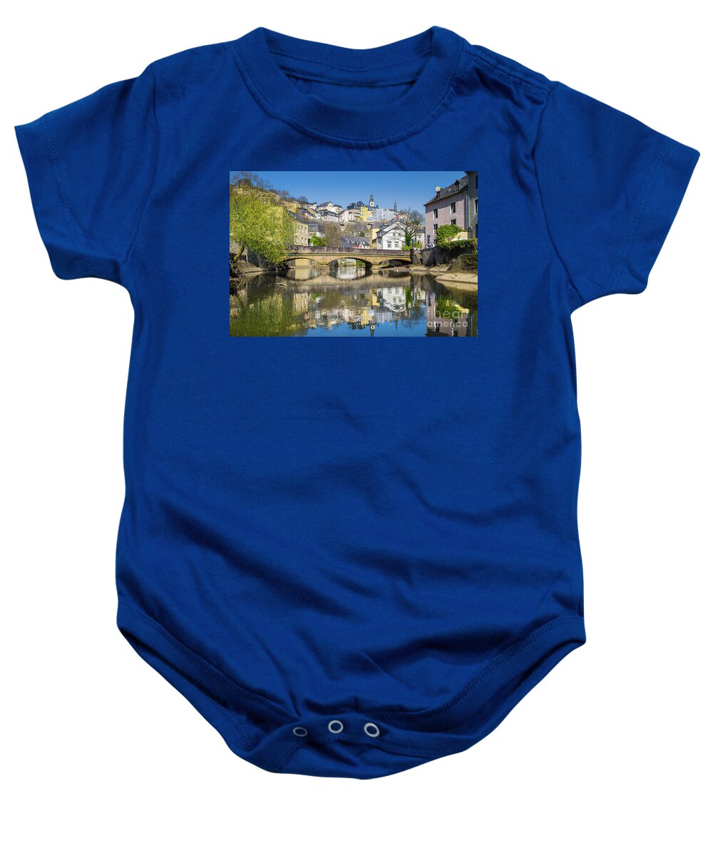 Abbey Baby Onesie featuring the photograph Luxembourg City by JR Photography
