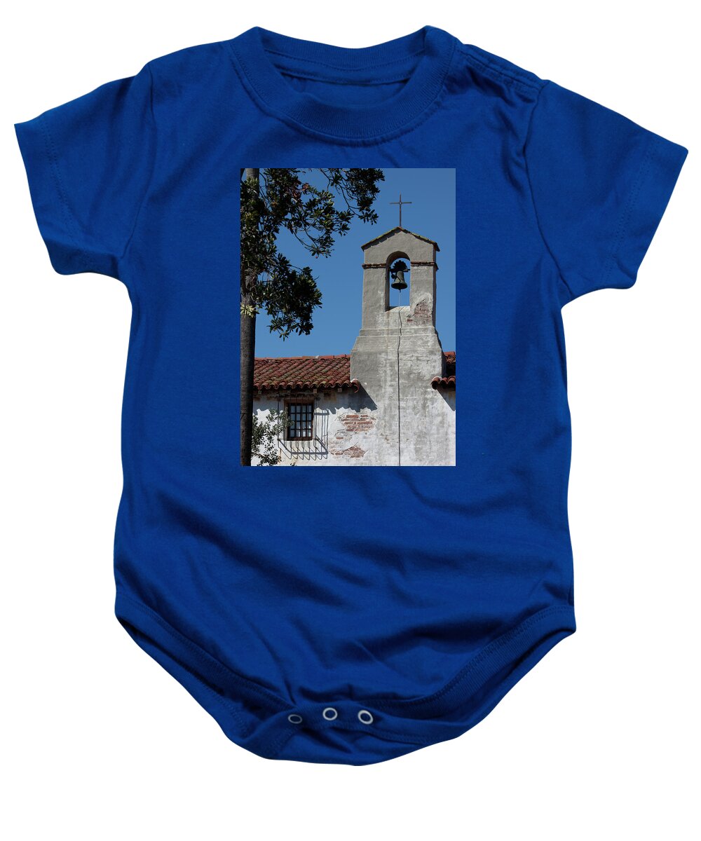 Mission Baby Onesie featuring the photograph Mission School by Ivete Basso Photography