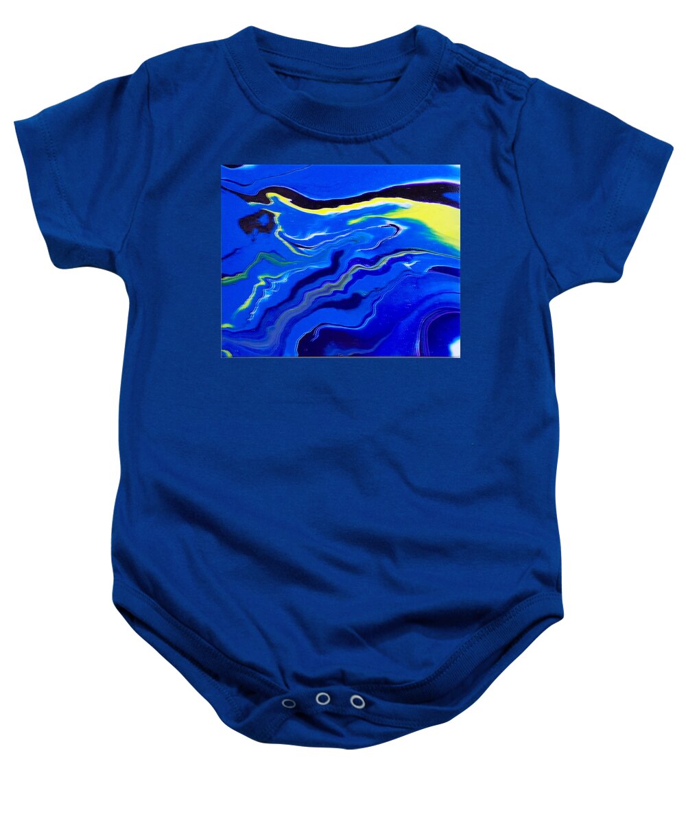  Baby Onesie featuring the painting Mistic by Thomas Whitlock