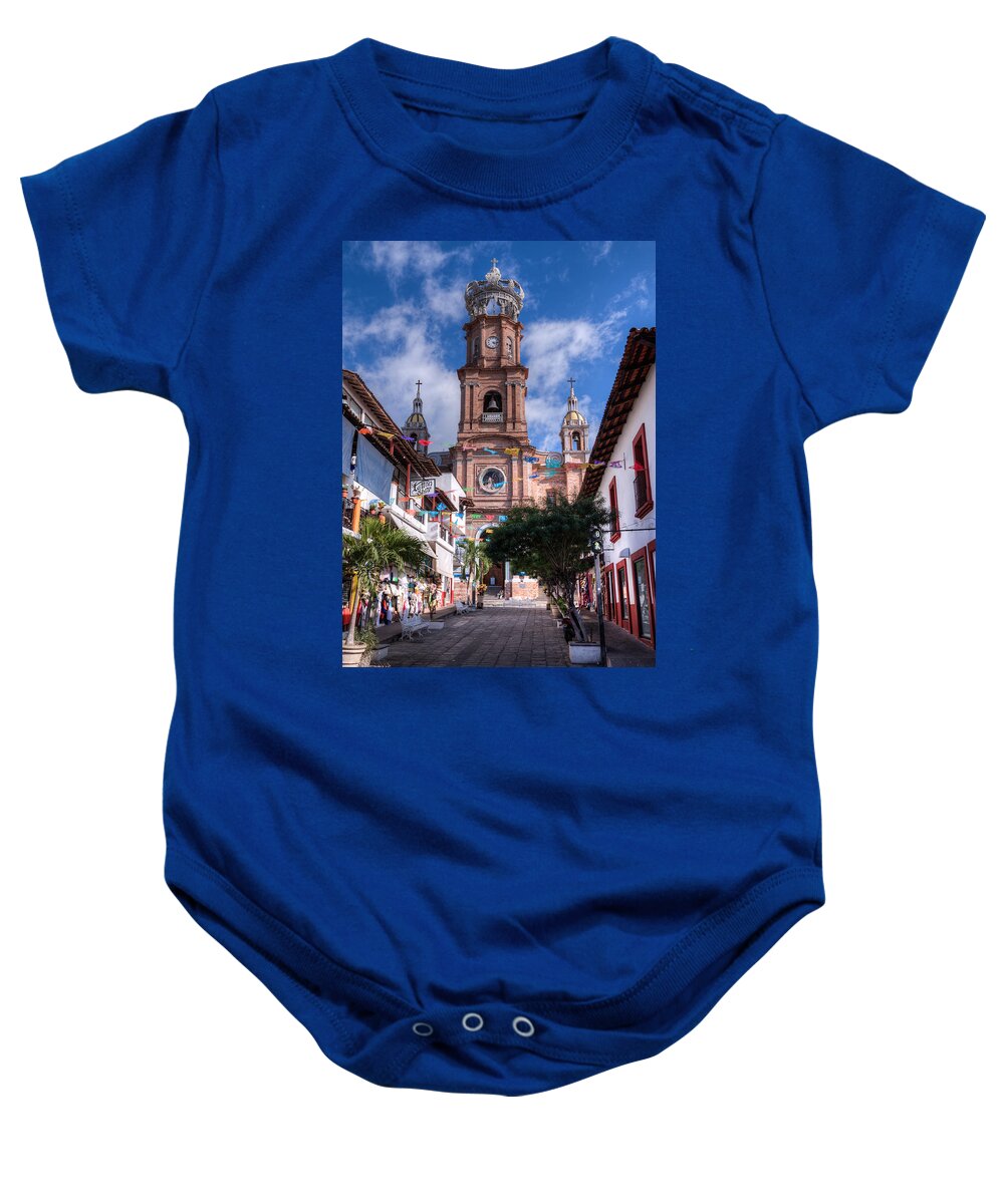 Arcos Baby Onesie featuring the photograph Our Lady of Guadalupe by Paul LeSage