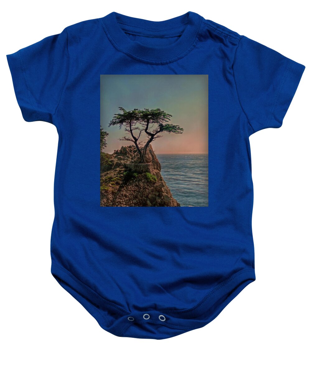 Cypress Baby Onesie featuring the photograph Photogenic Tree by Hanny Heim