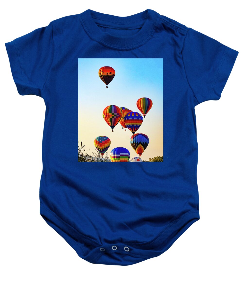  Baby Onesie featuring the photograph Rising Together by Kendall McKernon
