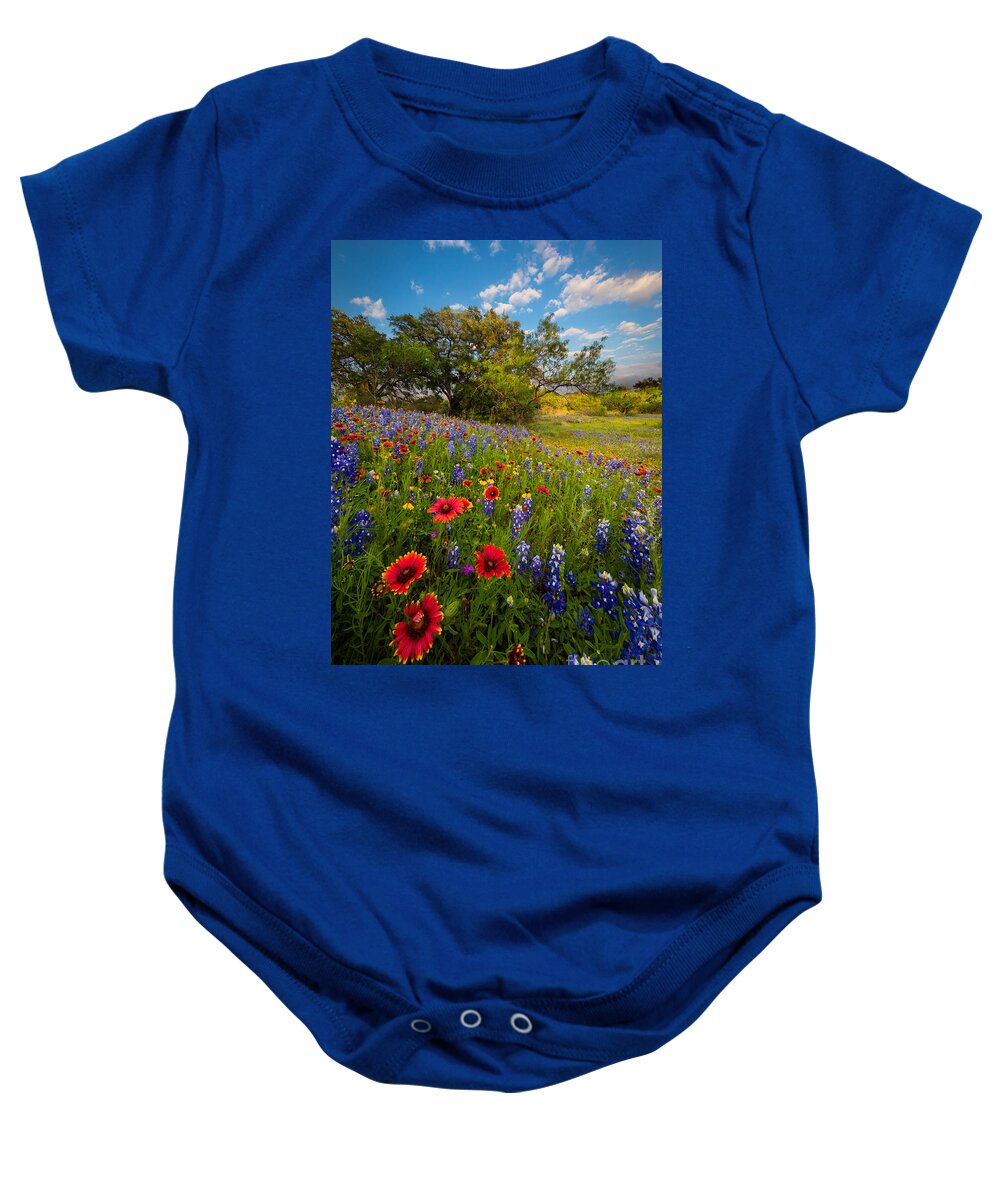 America Baby Onesie featuring the photograph Texas Paradise by Inge Johnsson