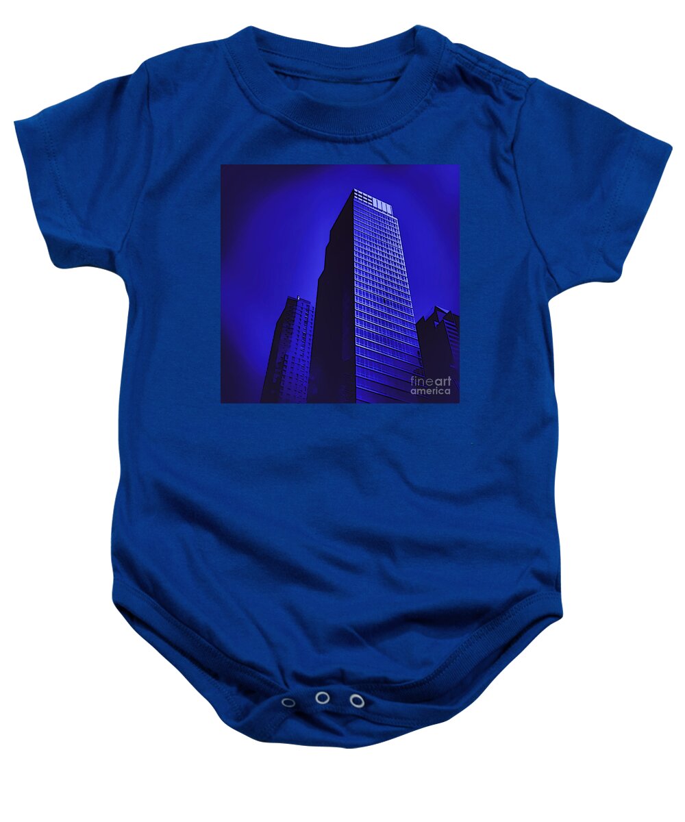 Buildings Baby Onesie featuring the photograph The Blue Tower by Onedayoneimage Photography