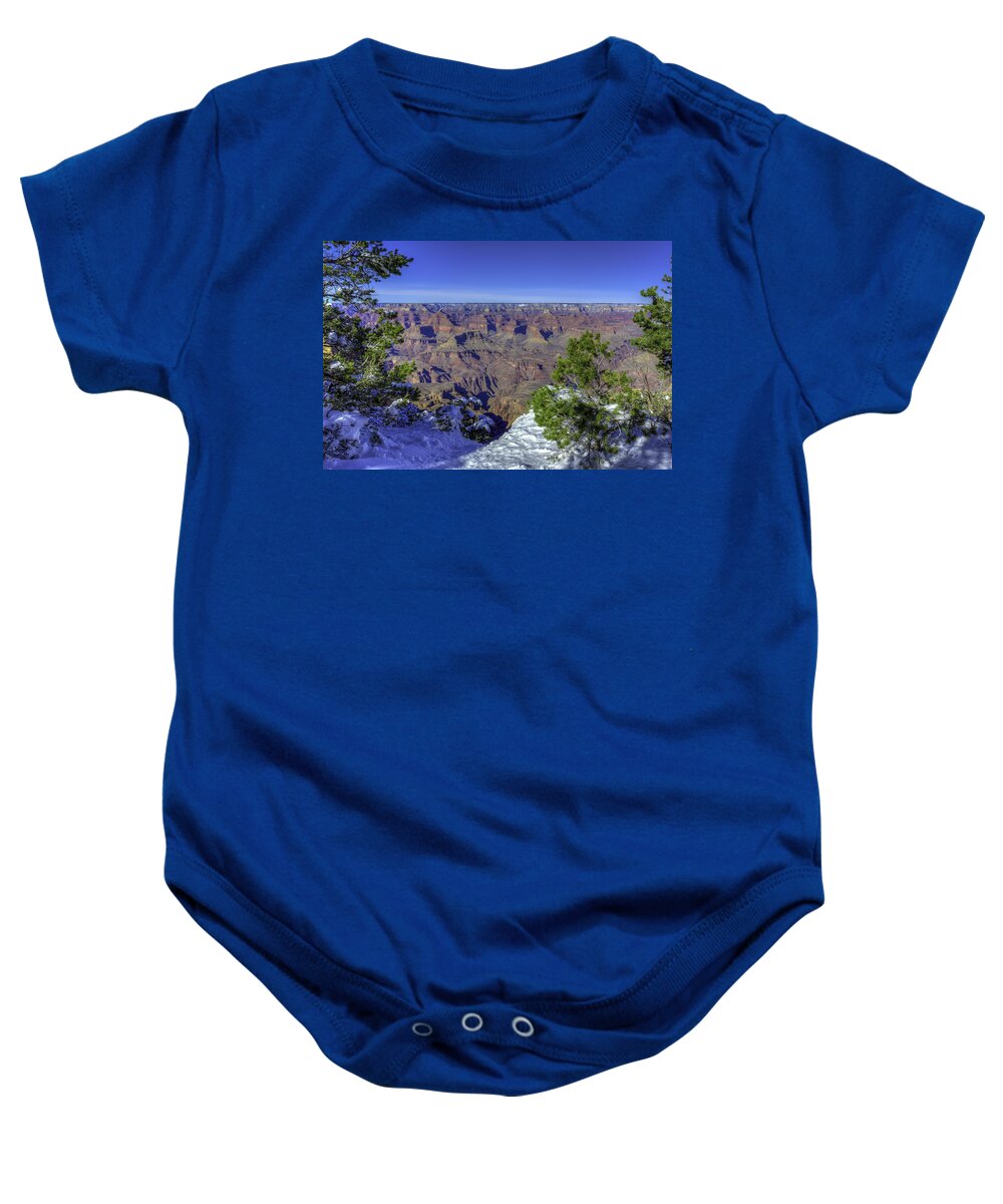 Landscape Baby Onesie featuring the photograph The Grand Canyon by Harry B Brown