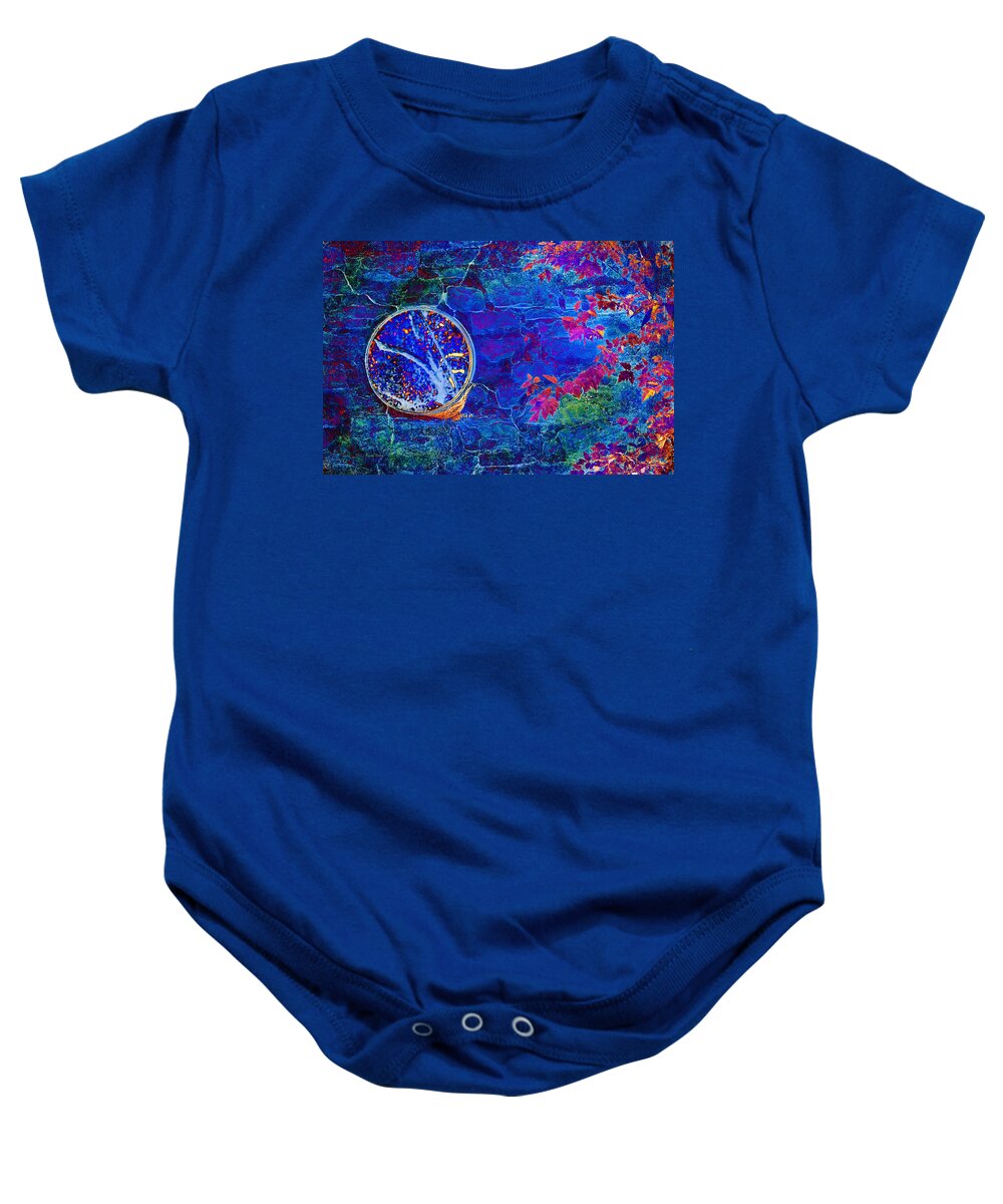 Portal Baby Onesie featuring the photograph The Portal by Phyllis Denton
