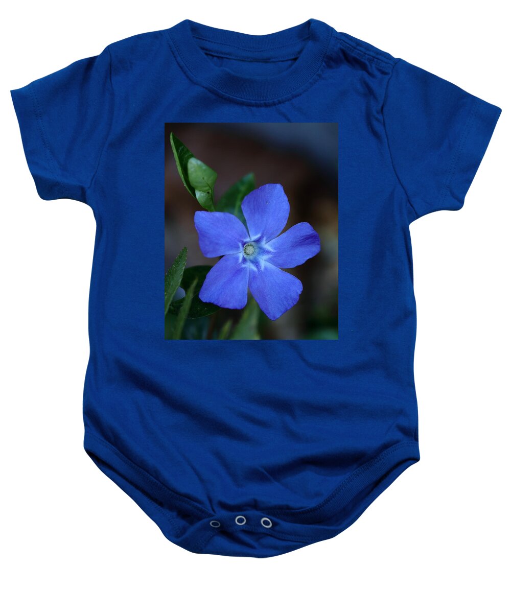 Vinca Baby Onesie featuring the photograph Touch of Spring by I'ina Van Lawick