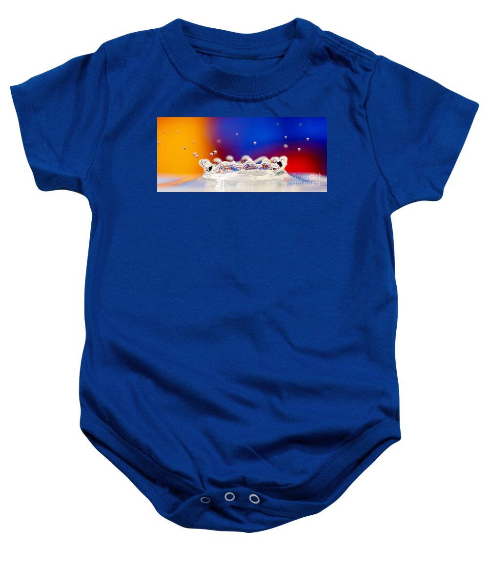Miscellaneous Baby Onesie featuring the photograph Water drop by Colin Rayner