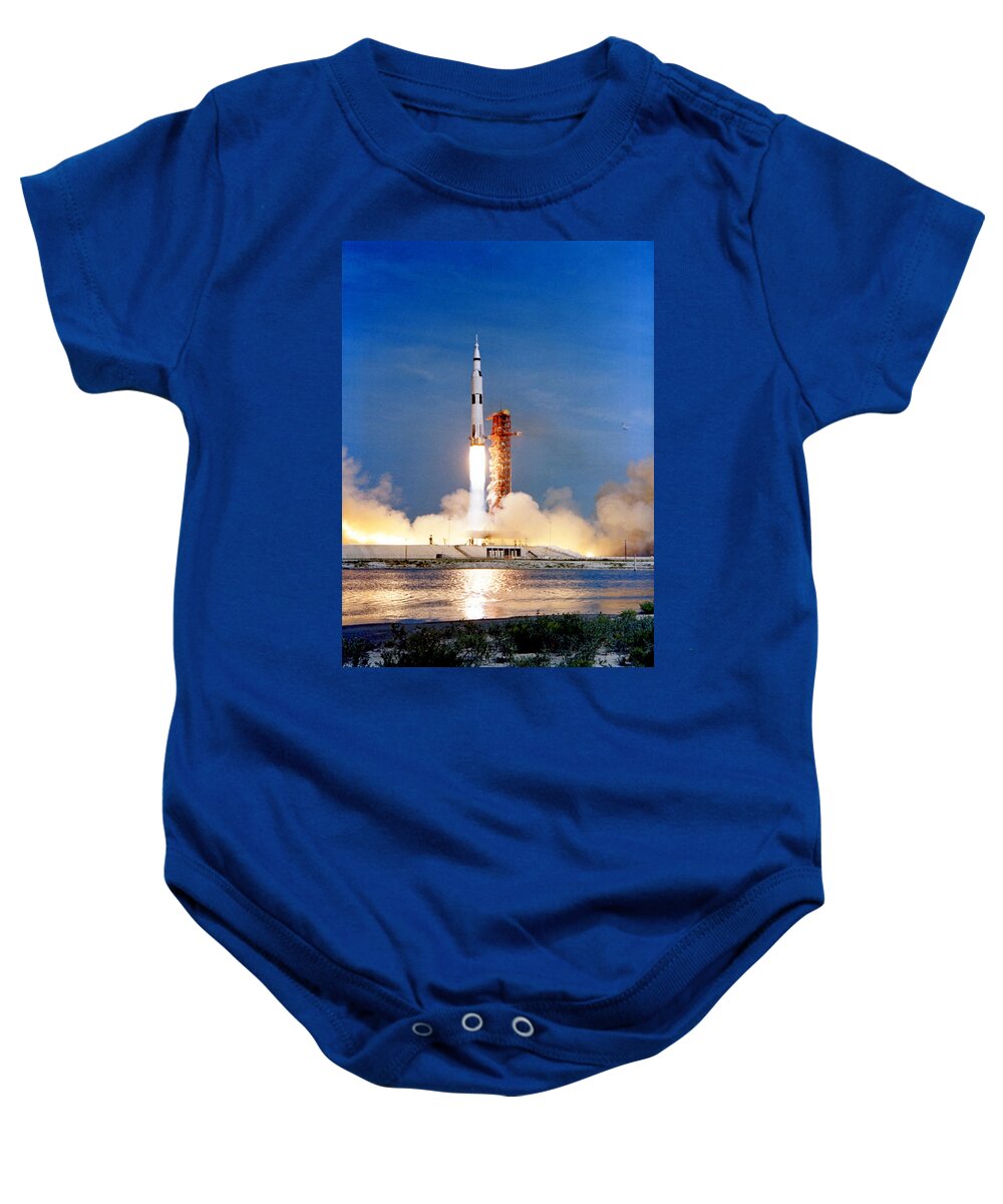 1969 Baby Onesie featuring the photograph Apollo 11 Launch, 1969 #3 by Science Source