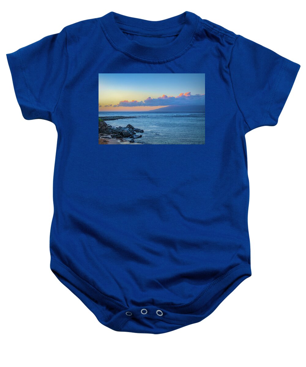 Hawaii Baby Onesie featuring the photograph Blue Hour Time by G Lamar Yancy